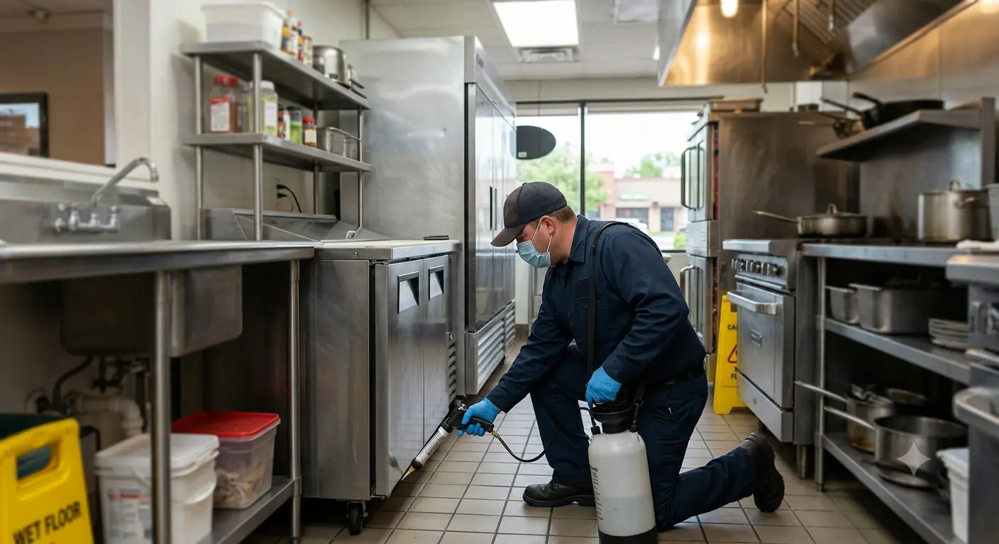 irving pest control worker